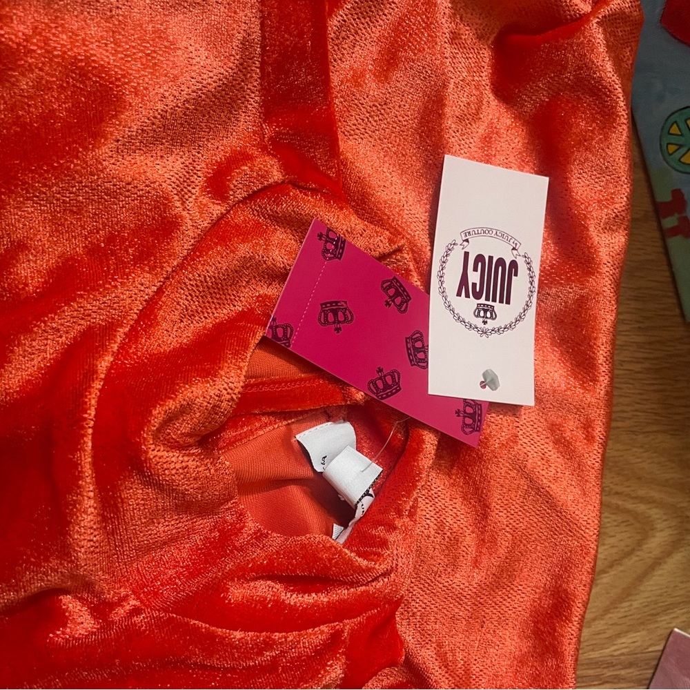 Cold Shoulder Red Dress - Picture 3 of 4